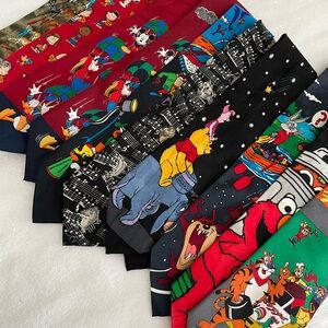 Colorful Cartoon Print Ties